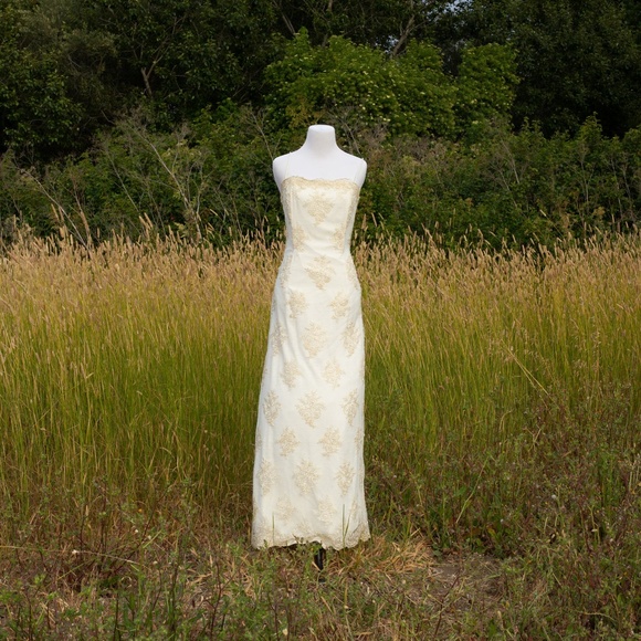 Jessica McClintock Dresses & Skirts - Vintage 90s Jessica McClintock Lace Bridal Gown